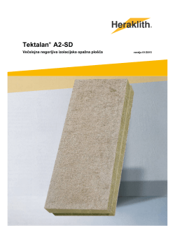 Tektalan® A2-SD - Knauf Insulation