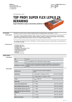 Lepilo TOP PROFI Super Flex C2TE S1