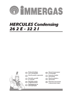 HERCULES Condensing 26 2 E - 32 2 I