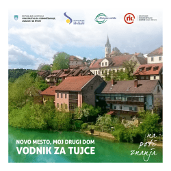 VODNIK ZA TUJCE - RIC Novo mesto