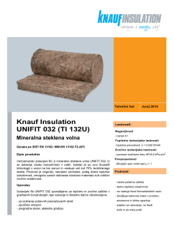 tehnični list UNIFIT 032