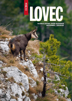 11/2014 LOVEC - Lovska zveza Slovenije
