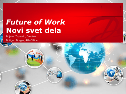 Future of Work Novi svet dela