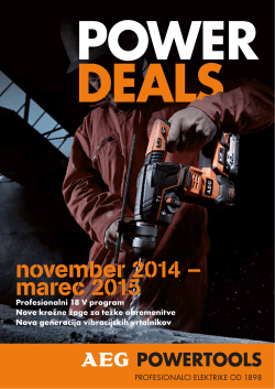 4 November 2014 – Marec 2015