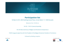 Participants list 9-3-2015
