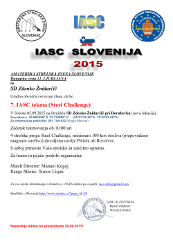 7. IASC tekma (Steel Challenge)