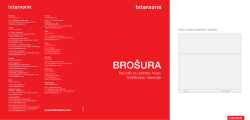 BROŠURA - Internorm