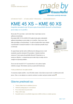 KME 45 XS – KME 60 XS