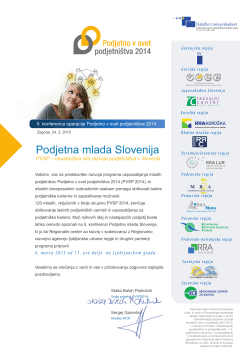 Podjetna mlada Slovenija