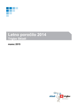 Letno poročilo 2014