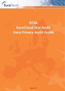 En savoir plus - EuroCloud Star Audit