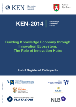 KEN-2014 - Knowledge Economy Network