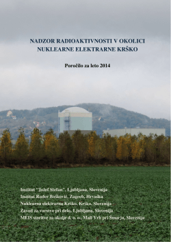 Meritve radioaktivnosti v okolici NEK - 2014