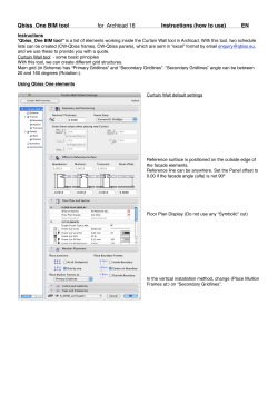 Qbiss_One BIM tool for Archicad 16 Instructions (how to use) EN