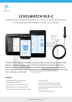 LEVELWATCH BLE-C - NAVIS elektronika