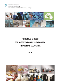 poročilo o delu zdravstvenega inšpektorata republike slovenije leto