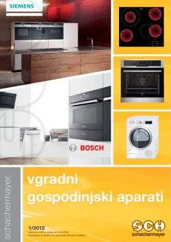 vgradni gospodinjski aparati
