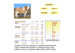 Humpert 721247 je namenjen za osemenjevanje bikovskih mater