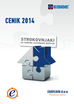 CENIK 2014 - Ekofluid doo