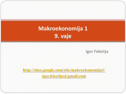 Temelji ekonomije II 11. vaje
