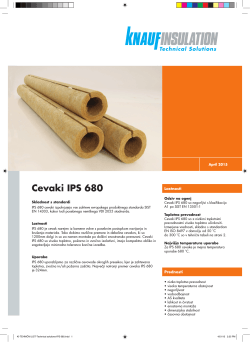 Cevaki IPS 680 - Knauf Insulation