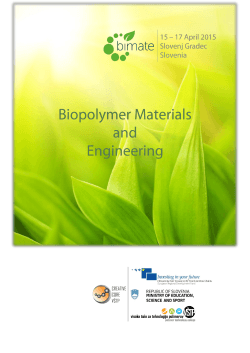 The Proceedings of the conference Biopolymer Materials and