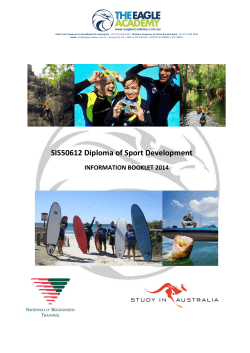 SIS50612 Diploma of Sport Development