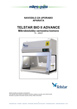 TS-J68227, Telstar io II advance, mikrobiološka