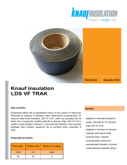 TL LDS VF TRAK - Knauf Insulation