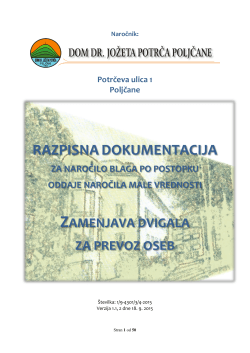 1_Razpisna dokumentacija - Dom dr. Jožeta Potrča Poljčane