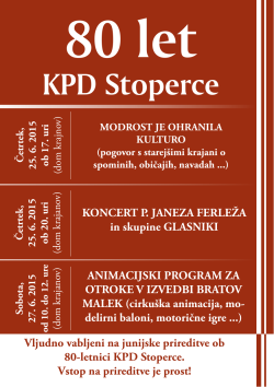 80 let KPC Stoperce