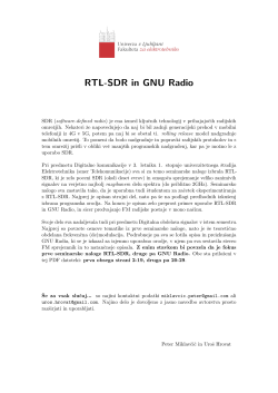 RTL-SDR in GNU Radio
