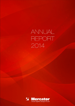 Annual Report of the Mercator Group and the company Poslovni