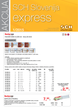 SCH express 1/2015 - Schachermayer doo