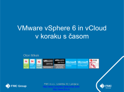 VMware oblak: v koraku s časom