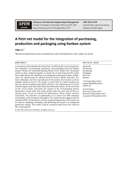 A Petri net model for the integration of purchasing