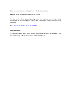 Working paper-84 - In&scaron;titut za ekonomska raziskovanja