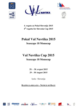 Pokal Val Navtika 2015 Val Navtika Cup 2015
