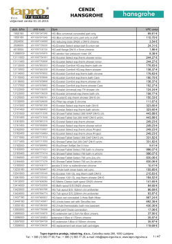 hansgrohe cenik 2016 v1