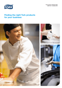 Finding the right Tork products for your business