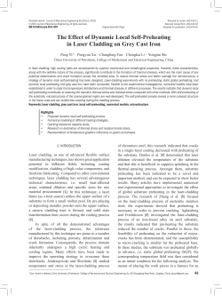The Effect of Dynamic Local Self-Preheating in Laser Cladding on