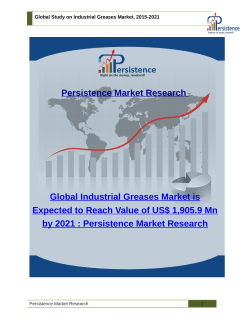 Global Study on Industrial Greases Market, 2015-2021
