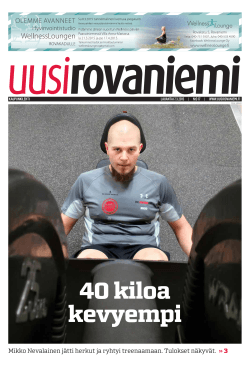 Uusirovaniemi Paper.fi Sitepaper Sitepaper Lehti