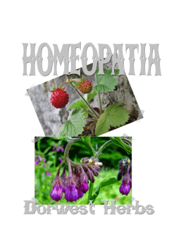 Homeopaattisten lääkkeiden vaikutusalueita