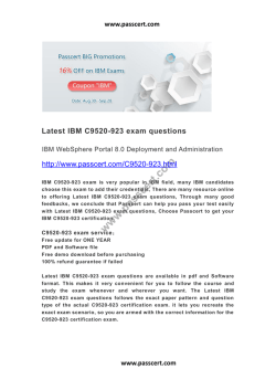 IBM C9520-923 exam questions