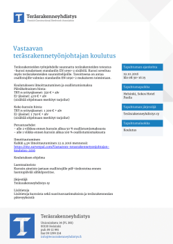 Lataa PDF-esite - Teräsrakenneyhdistys