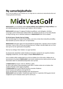 MidtVestGolf - Ikast Golf Klub