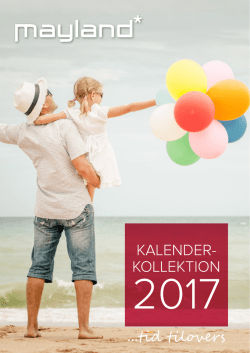 Kalender Kollektion 2017