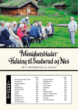 Helsing 2016-6 - Sauherad og Nes Sokneråd