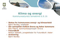 Klima og energi i Asker kommune